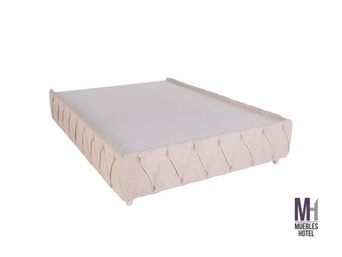 Base de cama capitoneada para hotl