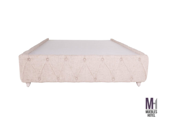 Base de cama capitoneada para hotl