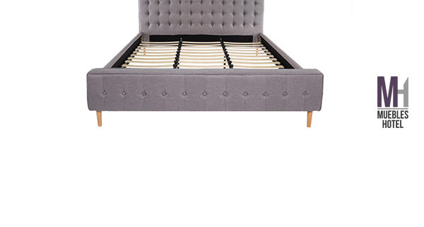 Cama Capitoneada Elegante Queen S