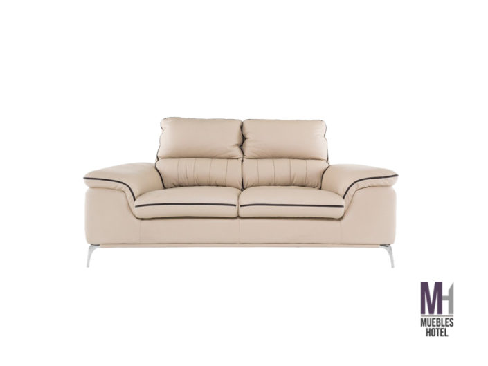 Love seat de piel Aura Shuda