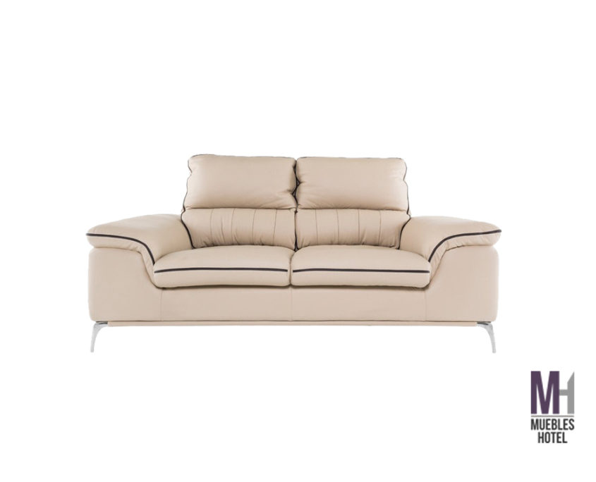 Love seat de piel Aura Shuda