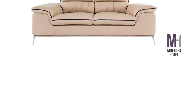 Love seat de piel Aura Shuda