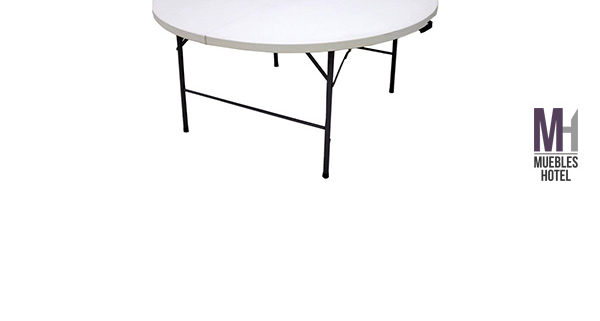 Mesa Circular Plegable para Exterior