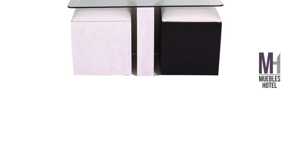 Mesa de centro con taburetes Kontempo LC-21