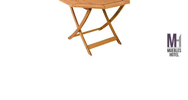 Mesa plegable de Madera de Exterior