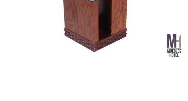 Mesa lateral con cristal Kontempo LC-49