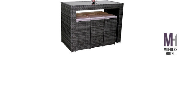 set de bar para exterior