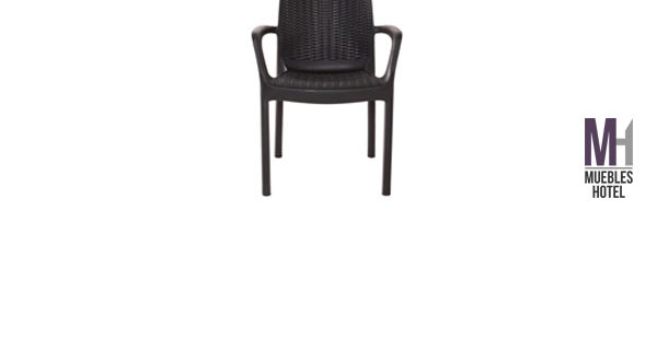 Silla con diseño Tejido para Exteriores