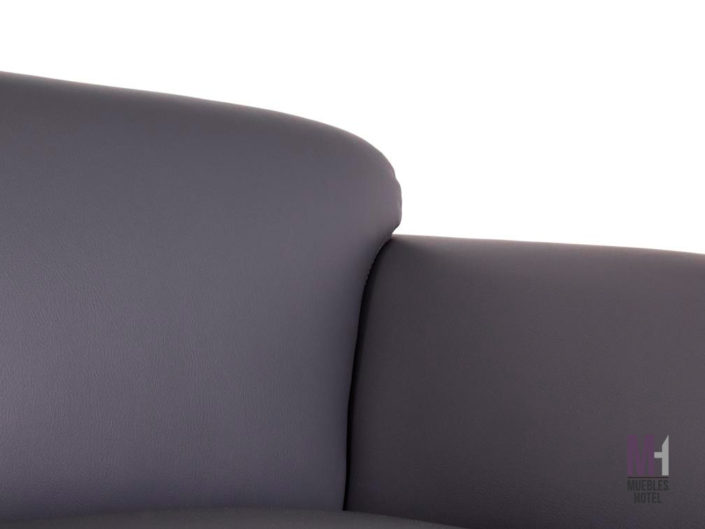 Love Seat tapizado en Tactopiel